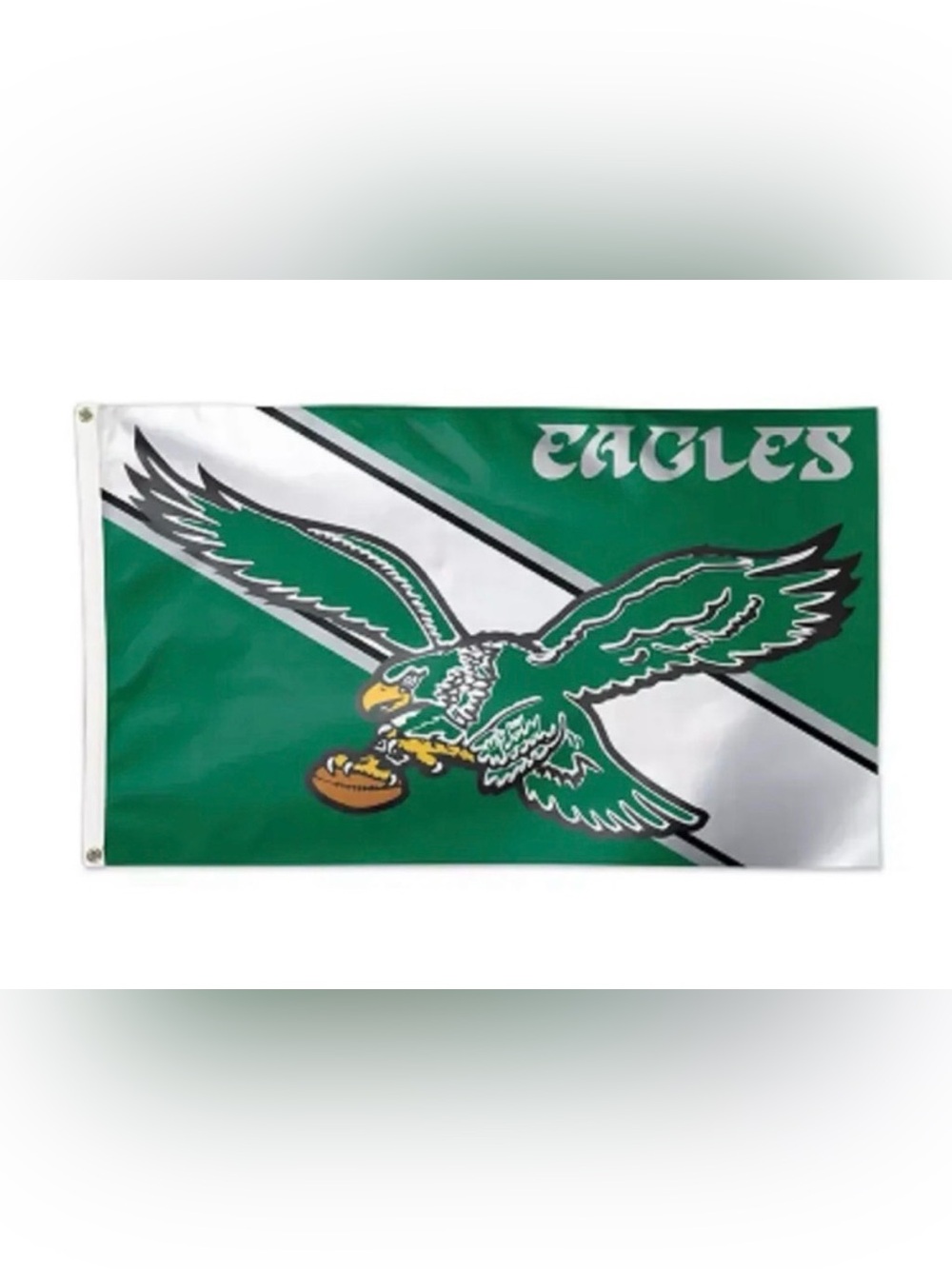 Philadelphia Eagles Extra Large Flag 5x8 Foot Double Sided Throwback Logo